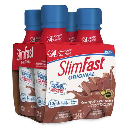 Slimfast RTD Original Creamy Milk Chocolate Shake 11 oz., PK12 -  74001